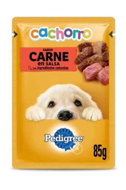 Alimento Húmedo Perro Cachorro Pedigree sabor Carne 85g